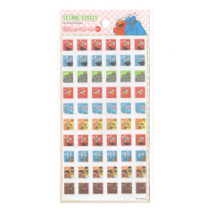 Japan Sesame Street Clear Diary Sticker - Character