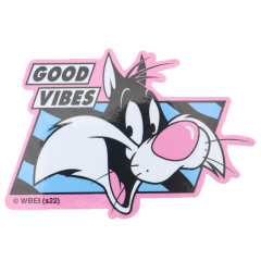 Japan Looney Tunes Vinyl Sticker - Sylvester Good Vibes