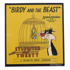 Japan Looney Tunes Vinyl Sticker - Tweety : Sylvester Bird And The Beast