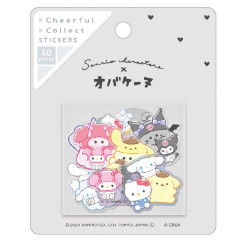 Japan Sanrio × Obakenu Sticker Pack - Cheerful Characters Angel & Devil