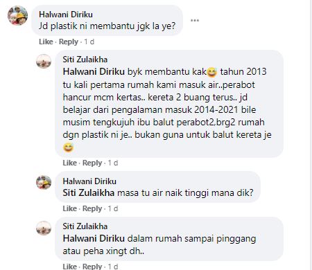 “Masa Ini Ramai Yang Gelak..” Rupanya Berkesan Balut Kereta Elak Banjir, Wanita Ini Kongsi Pengalaman, Bikin Netizen Kagum!