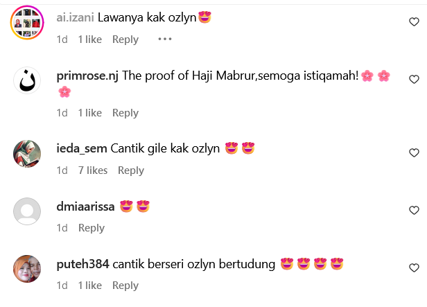 Ozlynn, Tampil Manis Bertudung, Penampilan Sopan Suri Hati Johan Raja Lawak Ni Tarik Perhatian Warga Maya