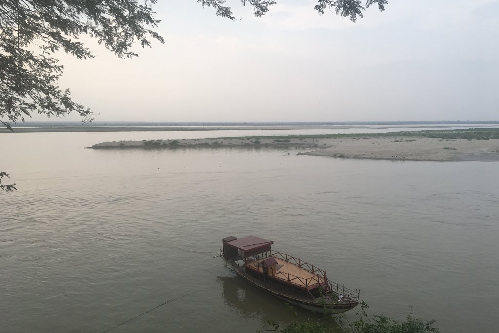 Irrawaddy River boat