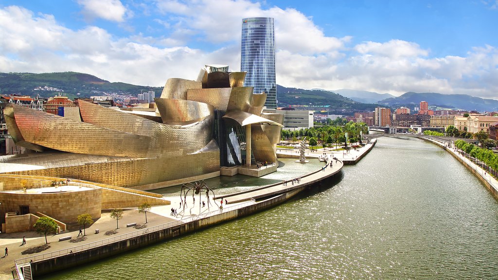 The Guggenheim Museum, in Bilbao