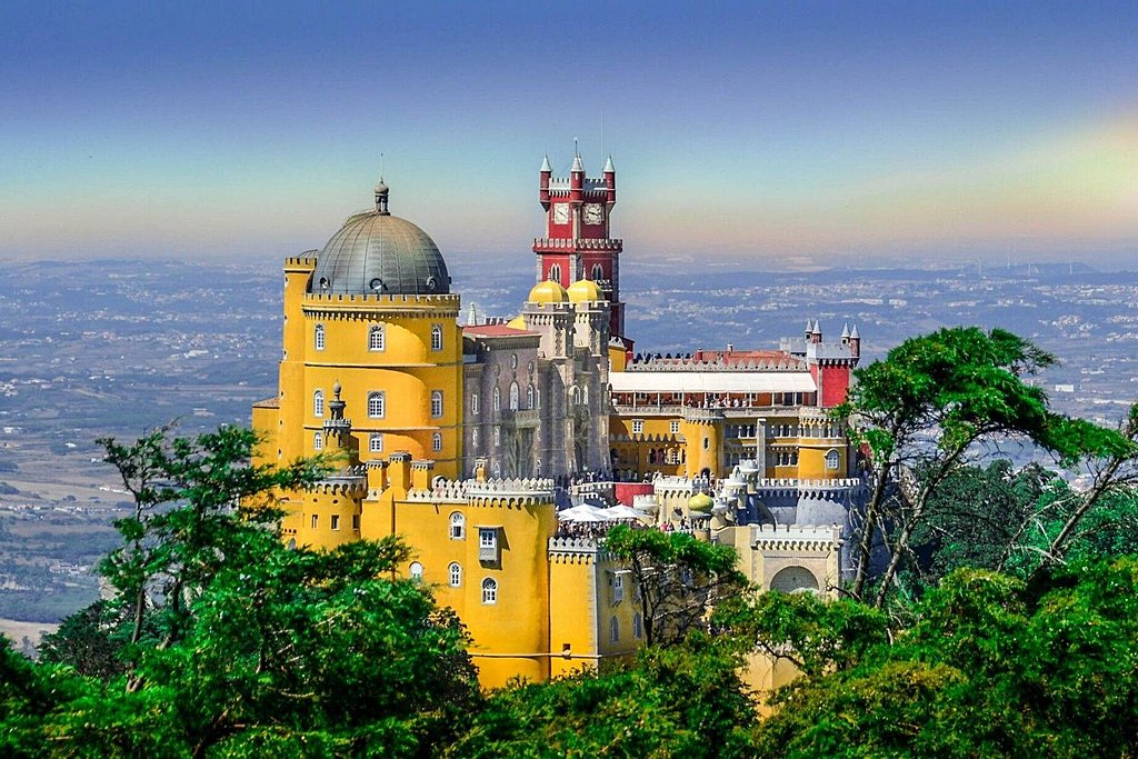 Sintra's hilltop setting near Lisbon