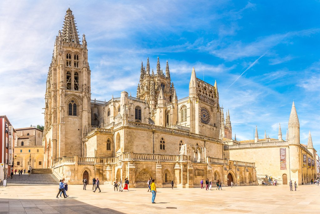 The first gothic cathedral in Spain, in Burgos