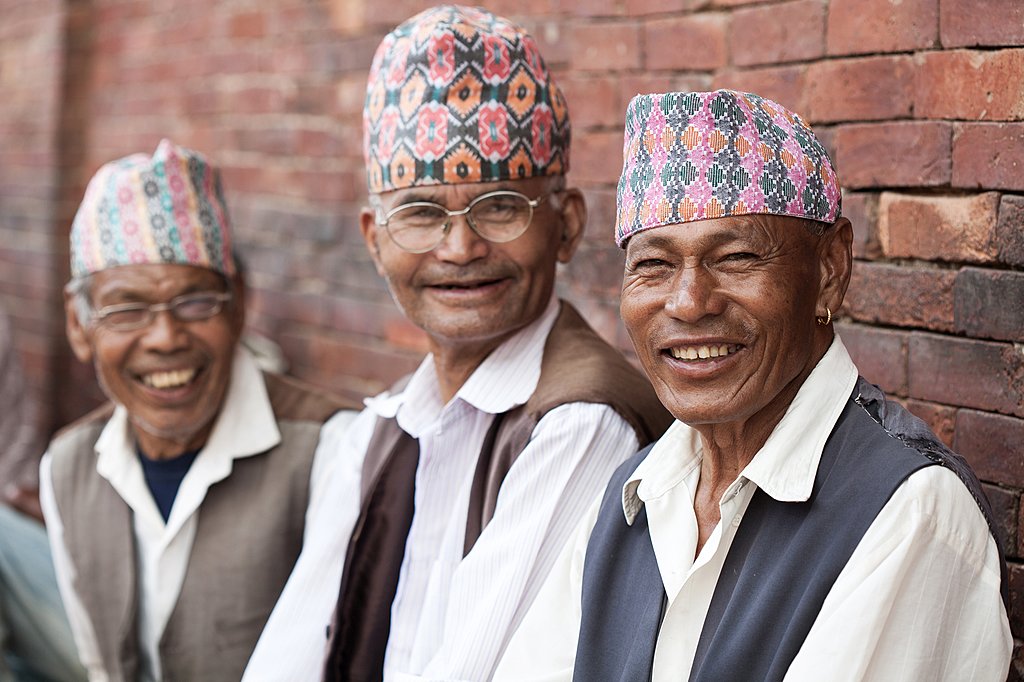 Gentlemen at Patan Durbar Square