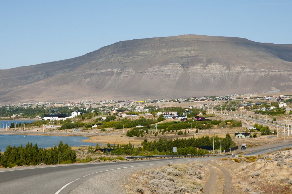 The city of El Calafate, Argentina