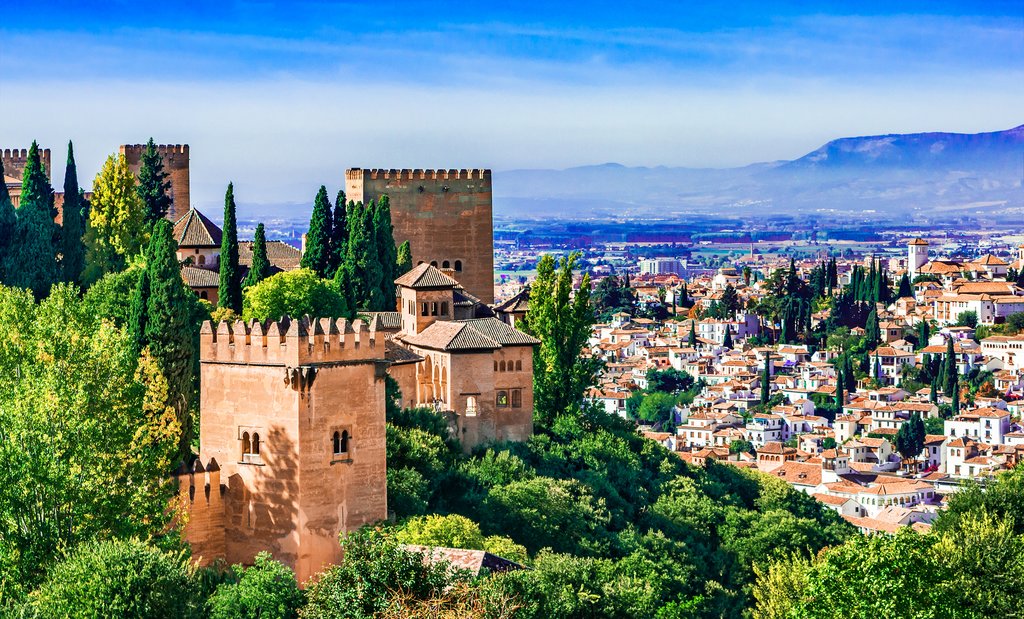 The Alhambra overlooking Granada