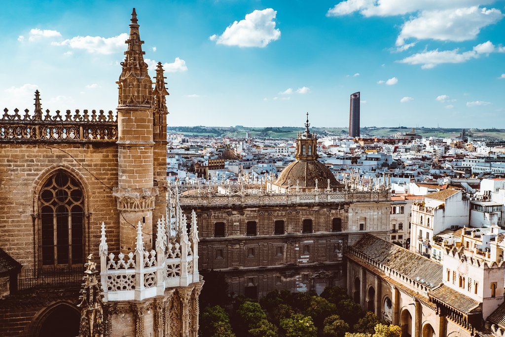 The Seville Cathedral is the largest gothic church in the world