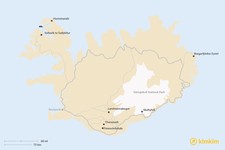 Map thumbnail of Best Day Hikes in Iceland