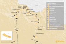 Map thumbnail of Manaslu Circuit Trek: Group Departures - 14 Days