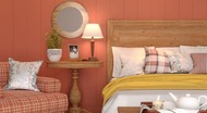 Inspiração Country Charm para quarto de casal