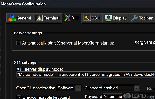 Linux terminal utility - Screenshot of MobaXterm