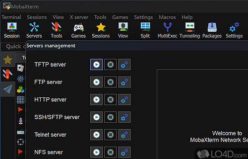 A useful and free remote network utility for Windows PCs - Screenshot of MobaXterm