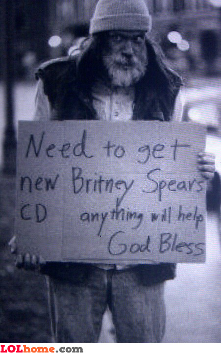 Money for Britney Spears cd