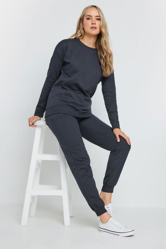 LTS Tall Navy Blue Cuffed Joggers | Long Tall Sally 1