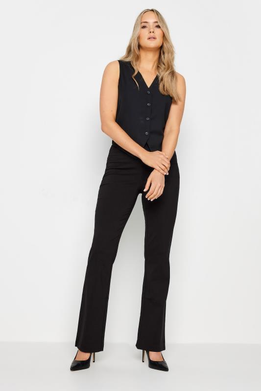 Tall  Tall Black Stretch Bootcut Trousers