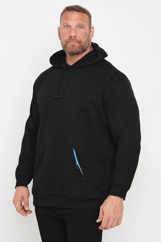 Men's  BadRhino Big & Tall Black Workwear Hoodie