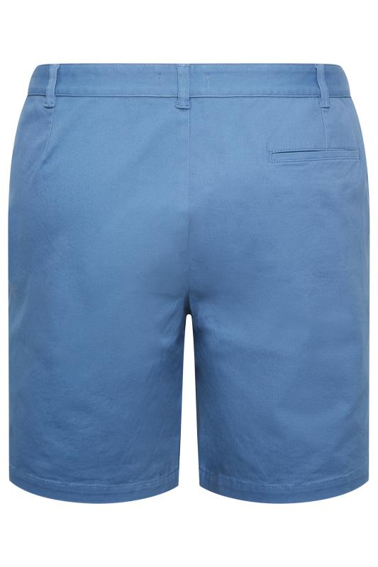 BadRhino Big & Tall Light Blue Stretch Chino Shorts | BadRhino 5