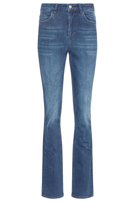 LTS PREMIUM Tall Womens Mid Blue IVY Stretch Straight Leg Jeans | Long Tall Sally 6