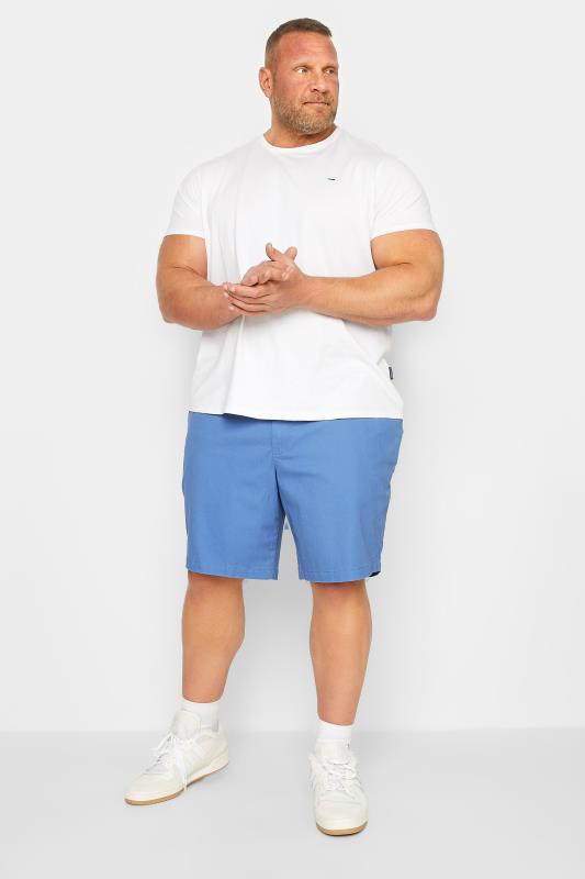 BadRhino Big & Tall Light Blue Stretch Chino Shorts | BadRhino 2