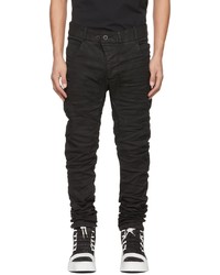 Boris Bidjan Saberi Black Painted P13 Jeans