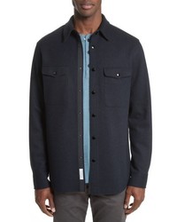 Navy Shirt Jacket