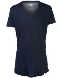 Navy V-neck T-shirt