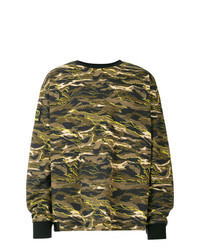 Olive Camouflage Sweatshirt