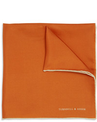 Orange Pocket Square