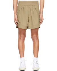 Tan Sports Shorts