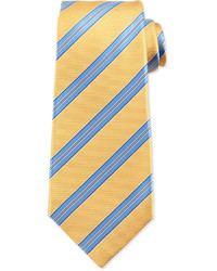 Yellow Horizontal Striped Tie