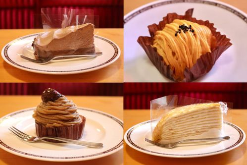 コメダ珈琲店の新作「秋のケーキ」4種食べ比べ！不二家コラボのミルクレープも登場