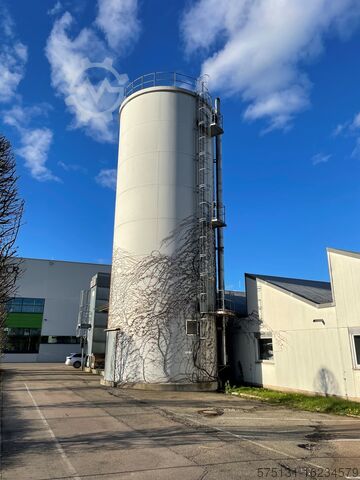 Chip silo made from precast concrete elements Wolf Ravensburg Spänesilo 