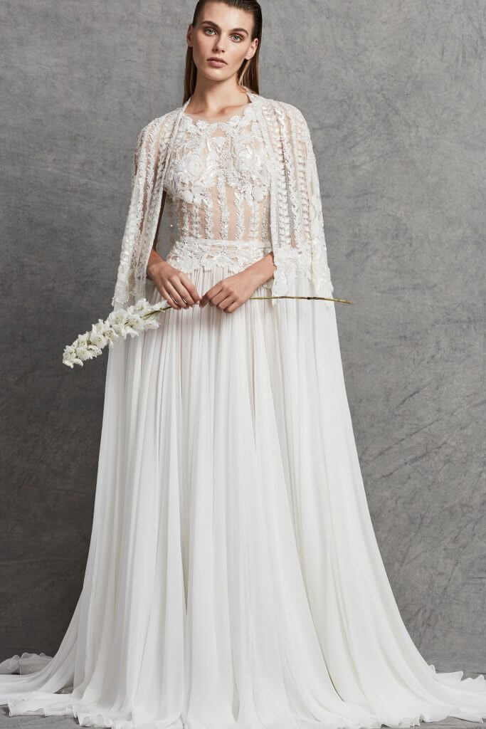 georgette wedding dress