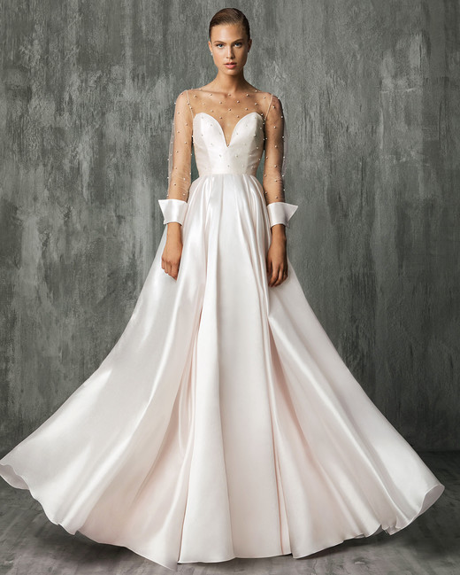 victoriakyriakides wedding dress fall2018 illusion