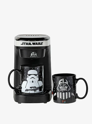 Star Wars Darth Vader & Stormtrooper Coffee Maker with Mugs