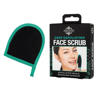 Dermasuri Exfoliating Face Mitt Scrub Scrubber - 1ct