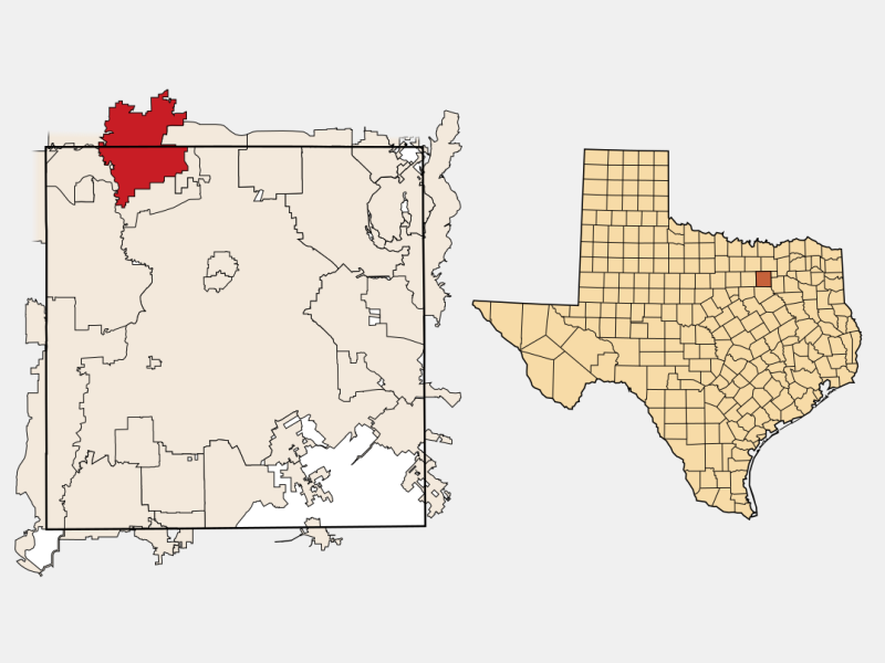 Carrollton locator map