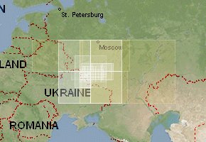 Kursk - download topographic map set