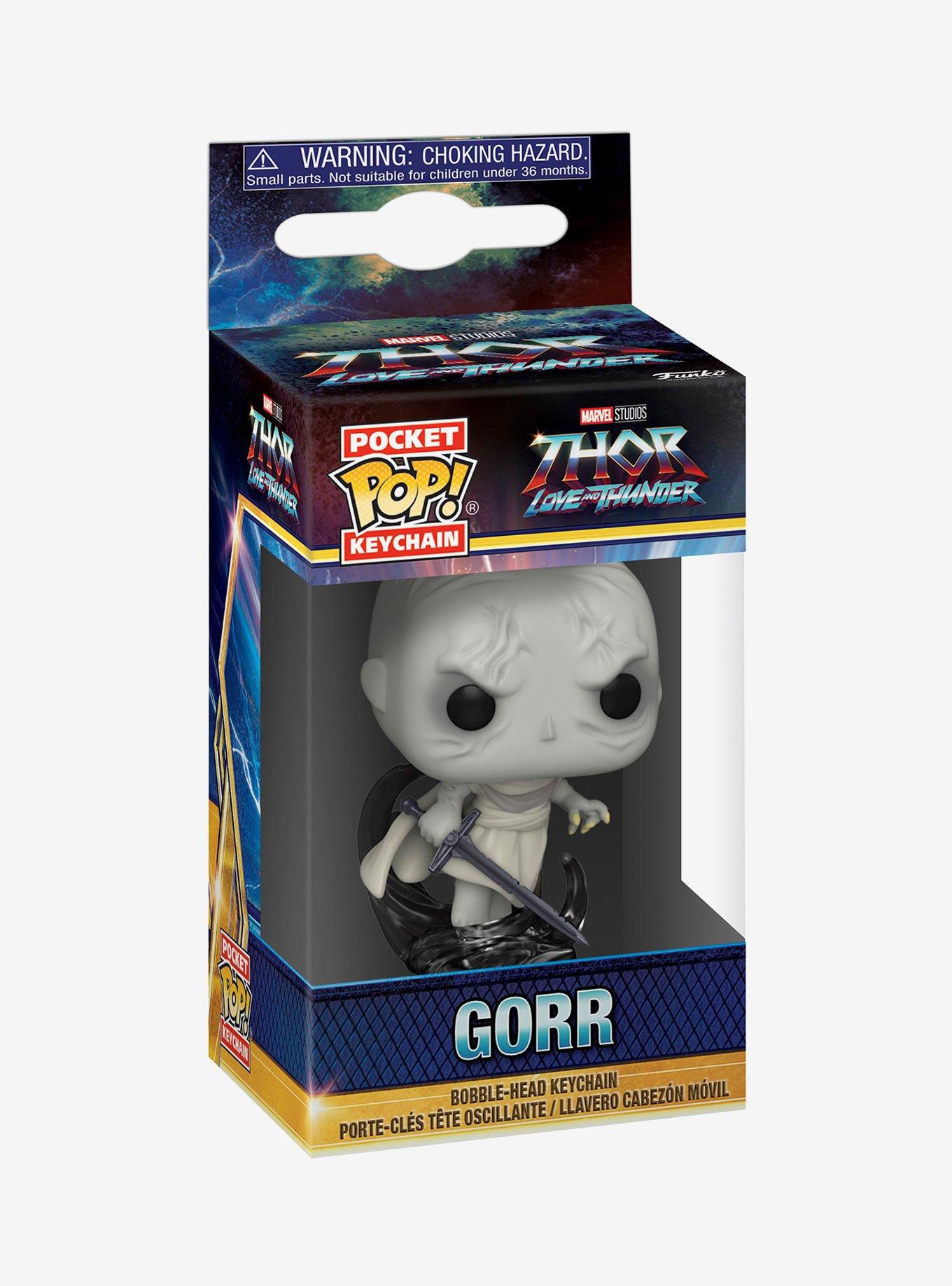 Funko Pocket Pop! Marvel Thor: Love and Thunder Gorr Vinyl Bobble-Head Keychain, , hi-res