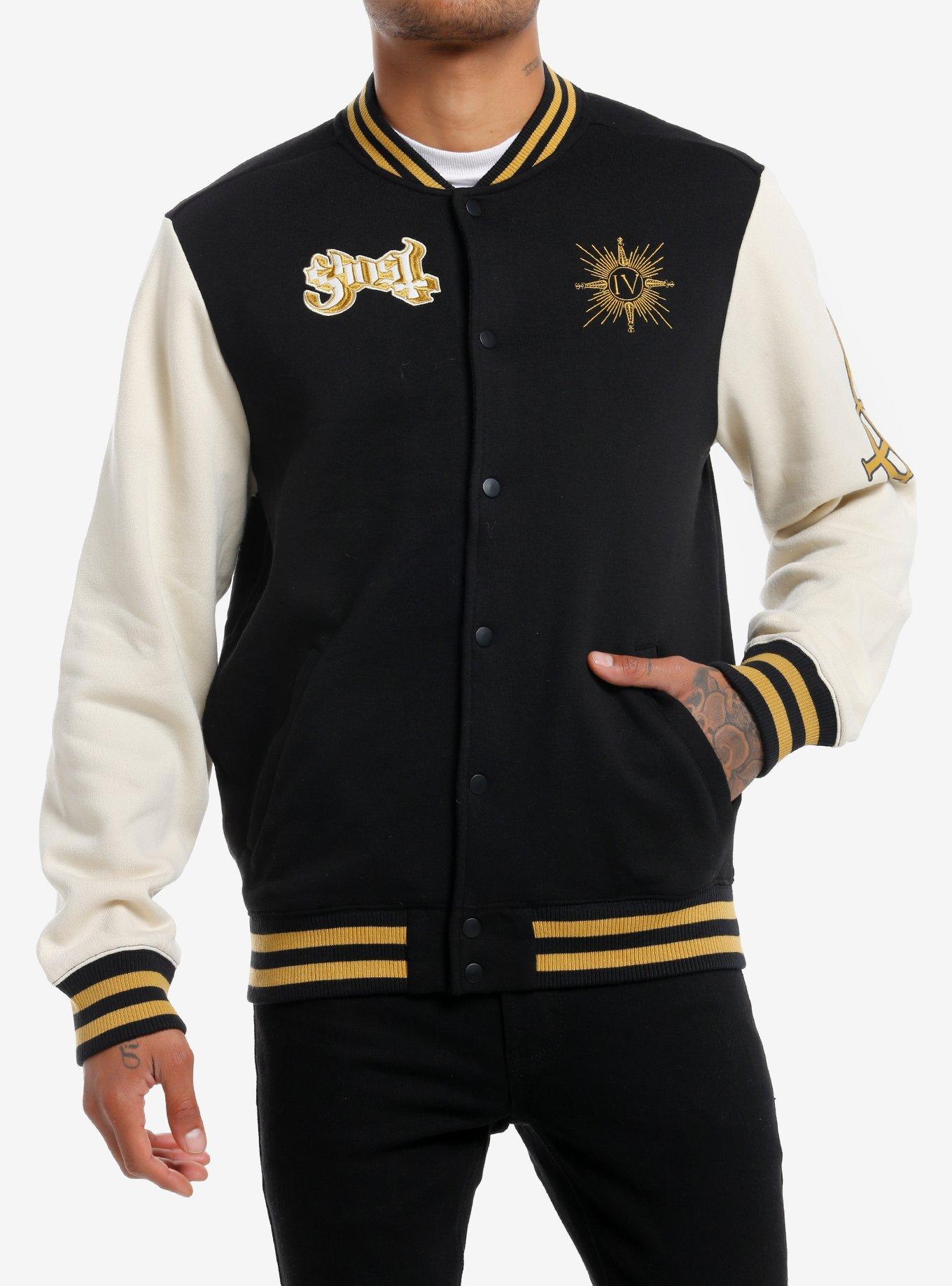 Ghost Logos Varsity Jacket, , hi-res