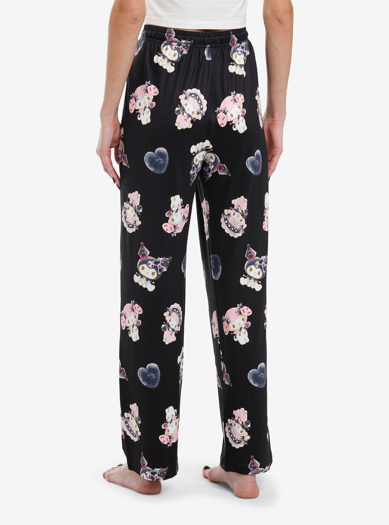 My Melody & Kuromi Cute Party Pajama Pants, , hi-res