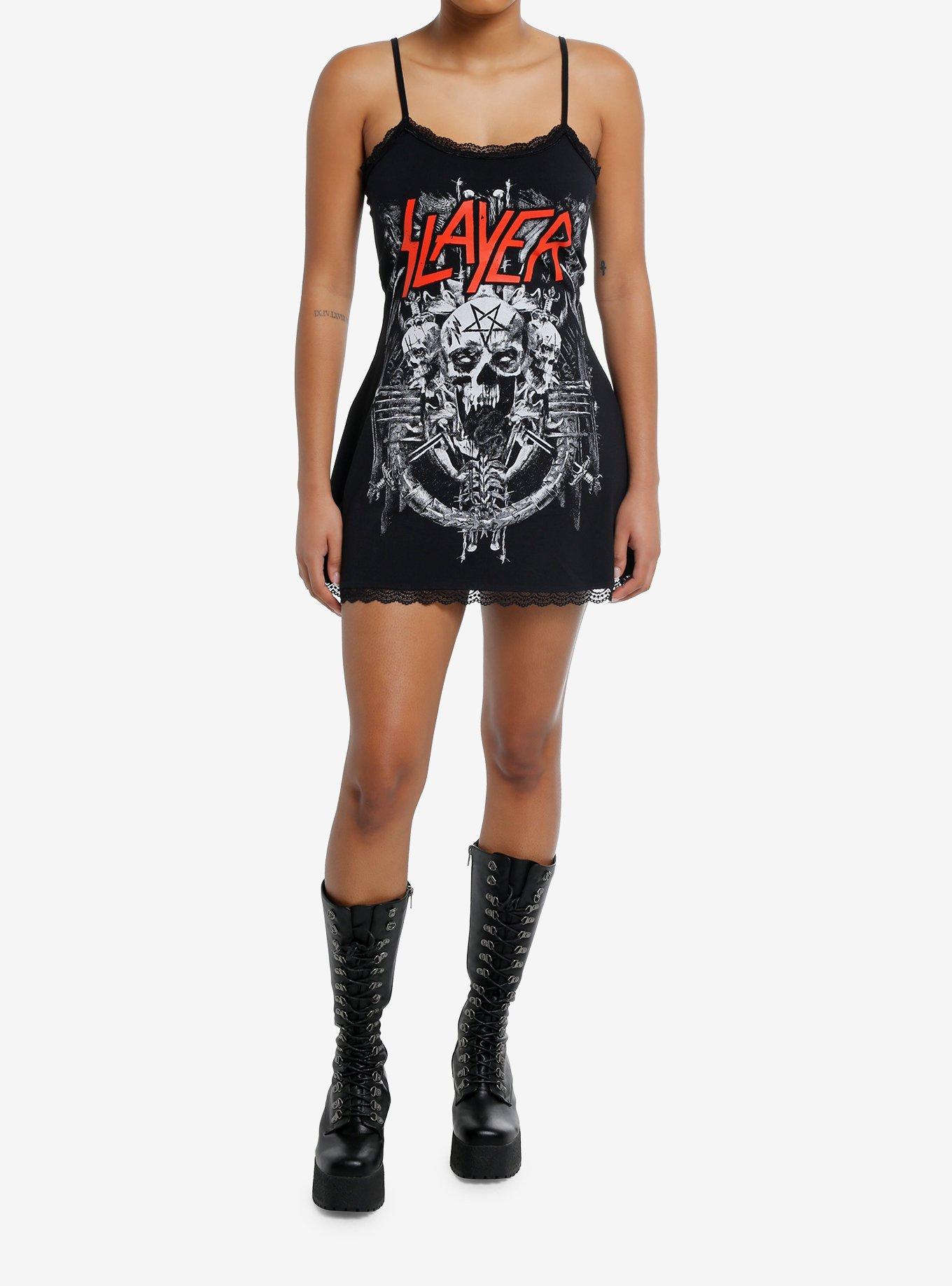 Slayer Skulls & Swords Cami Dress, , hi-res