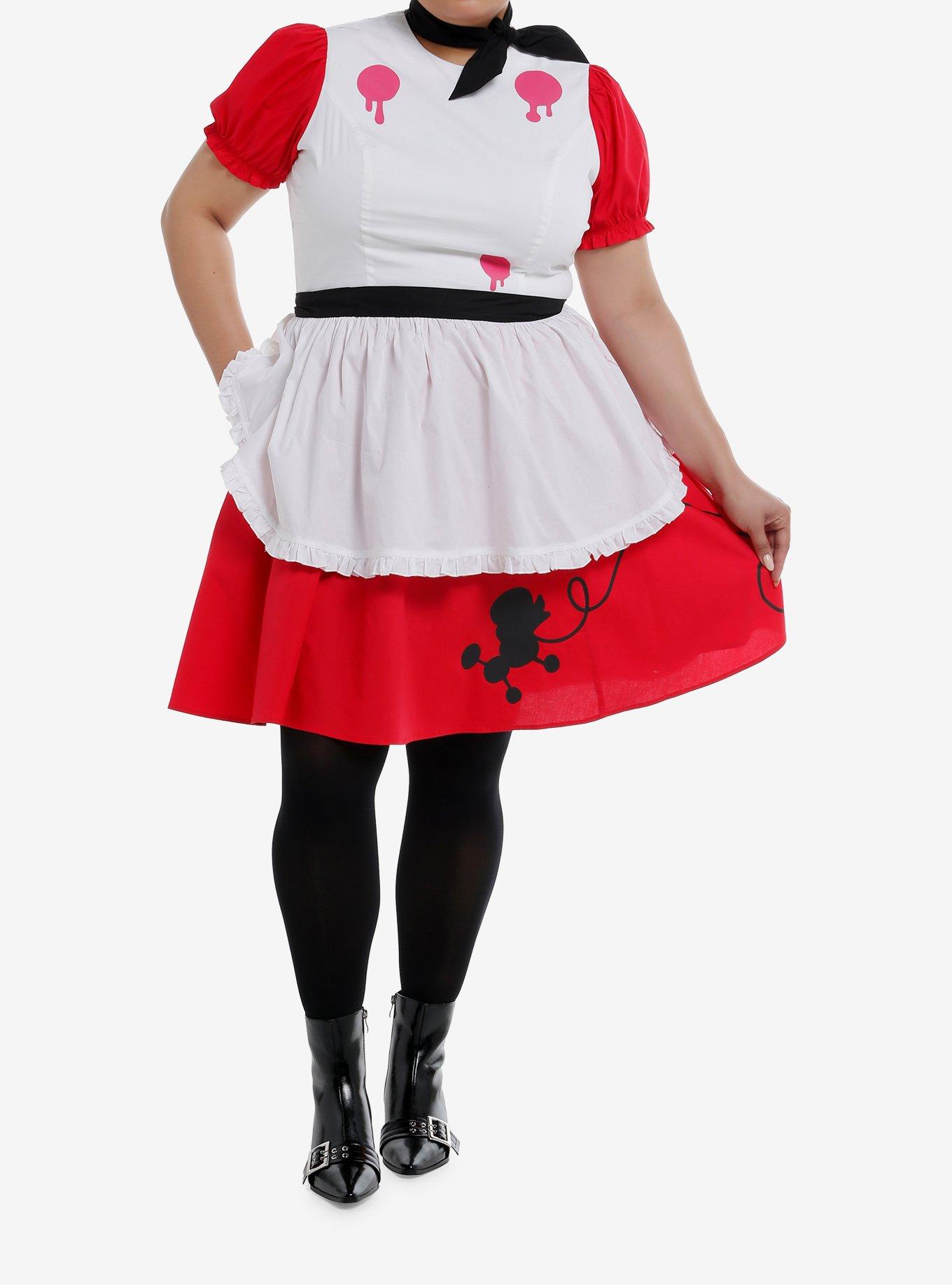 Hazbin Hotel Niffty Apron Dress Plus Size, , hi-res