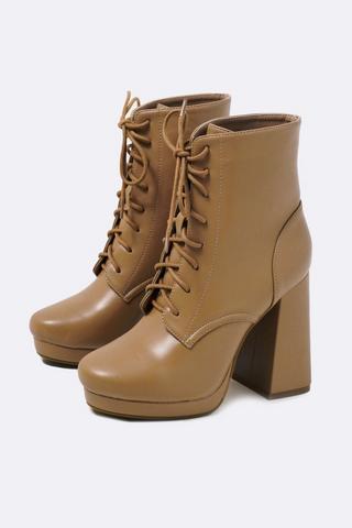 Ankle Block Heel Boot