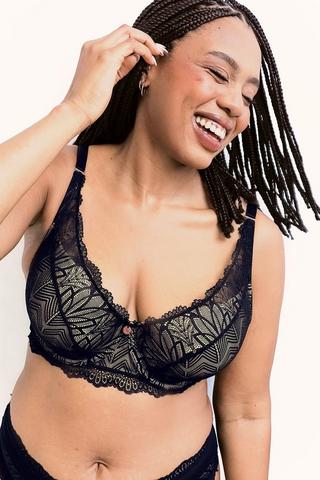 Wonderbra Tribal Lace Padded Push Up Bra