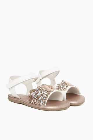 Glitter Ankle Strap Sandal