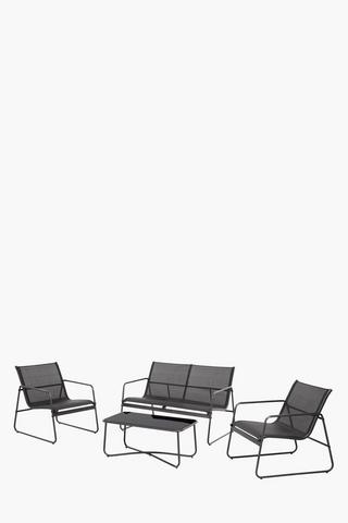 4 Piece Metal Seating Set
